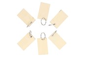 Puulelut - Lobbes Wooden Keychains 6 pcs. - 927019
