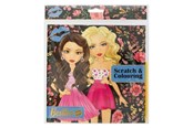 Luovat leikit - Besties Scratch & Colouring 12 p. 20*20 - 140010