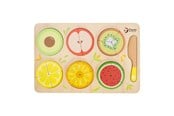 Puulelut - Classic World Wooden Fruit Puzzle Fractions 22 pieces. - 20142