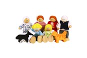 Puulelut - Bigjigs Wooden Dollhouse Family - JT117