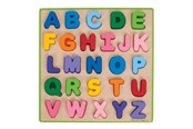 Vauva- ja taaperolelut - Bigjigs Wooden Alphabet Puzzle 26pcs. - BB055