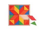 Vauva- ja taaperolelut - Bigjigs Wooden Mosaic Puzzle 24 pcs. - BJ246