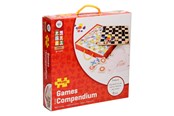 Lautapelit - Bigjigs Wooden Board Games 4in1 - BJ355