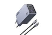 Puhelin - Adapterit & Laturit - UGREEN Nexode Pro 100W 3-Port GaN Fast Charger with 100W USB-C Cable - 25874