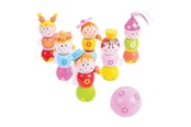 Ulkoleikit - Bigjigs Wooden Bowling Set Princesses 7 pcs. - BJ864