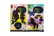 Luovat leikit - Creative Craft Group Scratch art - animals - 220015