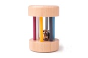 Vauva- ja taaperolelut - Bigjigs Wooden Roll Rattle 100% FSC - 32002