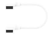 Kotelot - lisätarvikkeet - Corsair iCUE LINK Cable - 60cm - 90° Connector - White - CL-9011134-WW