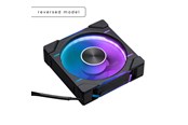 Kotelotuuletin - Phanteks PH-F120D30 - 3-pack - reverse - Kotelotuuletin - 120mm - Musta RGB LED valolla - PH-F120D30R_DRGBPWMBK013P