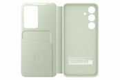 Puhelin - Kannet ja kotelot - Samsung Galaxy S24 Smart View Wallet Case - Light Green - EF-ZS921CGEGWW