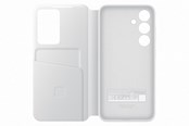 Puhelin - Kannet ja kotelot - Samsung Galaxy S24 Smart View Wallet Case - White - EF-ZS921CWEGWW