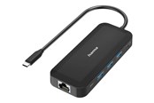 Telakointiasemat - Hama Essential Line - docking station - USB-C - HDMI - 10Mb LAN - 00300080