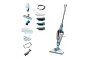 Höyrypesuri - Black & Decker Höyrypesuri BLACK+DECKER steam-mop BHSM1610DSM - steam cleaner - stick/handheld - white/aqua - BHSM1610DSM