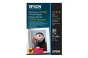 Paperit, valokuvapaperit ja tarrat - Epson Premium - photo paper - glossy - 20 sheet(s) - 100 x 150 mm - 255 g/m² - C13S041706