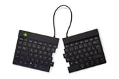 Näppäimistöt - R-Go Tools R-Go Split Break - keyboard - with integrated break indicator - QWERTZ - German - black - Näppäimistö - Saksa - Musta - RGOSBDEWLBL