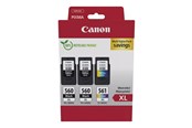 Mustepatruunat, värikasetit ja lisävarusteet - Canon PG-560XLx2/CL-561XL / 3712C009 Hig - 3712C009