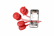 Hieronta - Therabody PowerDot DUO RED 2.0 electronic muscle stimulator - PD01920-01