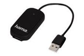 Verkkokortit (verkkosovittimet, tulostuspalvelimet jne.) - Hama "Basic" Wi-Fi Data Reader - network media streaming adapter - USB 2.0 - 119450