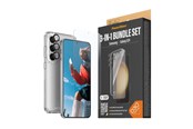 Puhelintarvikkeet - Näytönsuojat - PanzerGlass 3-in-1 Protection Pack Samsung Galaxy S24 | Ultra-Wide Fit w. EasyAligner - PANZERB1210+7350
