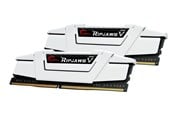 RAM - G.Skill Ripjaws V DDR4-3600 - 32GB - CL18 - Dual Channel (2 pcs) - Intel XMP - Valkoinen - F4-3600C18D-32GVW
