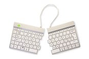 Näppäimistöt - R-Go Tools R-Go Split Break - keyboard - with integrated break indicator - QWERTY - Nordic - white - Näppäimistö - Pohjoismainen - Valkoinen - RGOSBNDWLWH