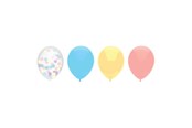 Lelut - Haza Witbaard Balloon mix Pastel 6pcs. - 439341