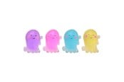 Pienet lahjat lapsille - Johntoy Transparent Stress Squid (Assorted) - 24482