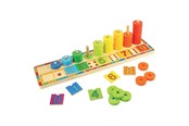 Vauva- ja taaperolelut - Bigjigs Wooden Learning Game Counting 55 pcs. - BJ531