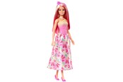 Nuket & tarvikkeet - Barbie Royal Doll With Pink And Blonde Hair - HRR08