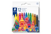 Kirjoitus- ja piirustustarvikkeet - Staedtler Wax crayon 8mm 12pcs.box - 220 08 C12