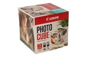 Paperit, valokuvapaperit ja tarrat - Canon Photo Cube Creative Pack - 2-pack - black colour (cyan magenta yellow) - original - glossy - ink cartridge / paper kit - 3713C012