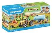 Playmobil - Playmobil Country - Tractor with trailer and water tank - 71442