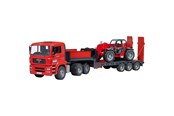 Leluautot - Bruder MAN TGA Low loader truck with Manitou Telescopic - BR2774