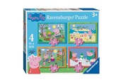Palapelit - Ravensburger Peppa Pig Seasons Puzzle 4in1 Lattia - 31146