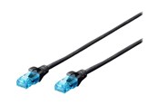 Verkkokaapelit - DIGITUS Professional patch cable - 10 m - black RAL 9005 - Musta - 10m - DK-1511-100/BLACK