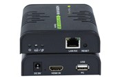 Toistimet & Lähettimet - TECHLY 120m HDMI KVM EXTENDER over Network Cable - IDATA HDMI-KVM2