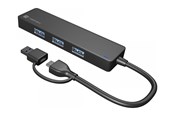 USB hub - Natec Mayfly - hub - 4 ports USB hub - 4 porttia - Musta - NHU-2023