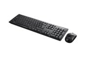 Näppäimistöt - Lenovo 100 Wireless Combo - keyboard and mouse set - English - black - Näppäimistö ja Hiirisetti - Englanti - Musta - GX30L66303