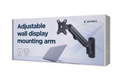 Näytön kiinnitys - Gembird MA-WA1-01 mounting kit - adjustable arm - for LCD display - fine texture black - MA-WA1-01