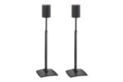 Seinäkiinnitys, AV-kiinnikkeet & AV-kalusteet - Sanus WSSE1A2 stand - for speakers - height-adjustable - black - Max 2.2 kg - recommended for - WSSE1A2-B2