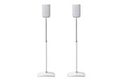 Seinäkiinnitys, AV-kiinnikkeet & AV-kalusteet - Sanus WSSE1A2 stand - for speakers - height-adjustable - white - Max 2.2 kg - recommended for - WSSE1A2-W2