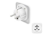 Muut kaapelit - Hama Traveladapter Type E/F Universal World-EU White - 00223455