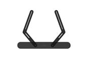Seinäkiinnitys, AV-kiinnikkeet & AV-kalusteet - Sanus SANUS Soundbar Mount for Sonos Ray Black - Max - recommended for - WSSAMF1-B2