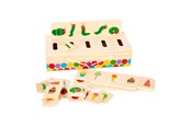 Leiki & Opi - Small Foot - Caterpillar Never Enough Images Sorting box - 11342