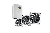 Kotelotuuletin - HYTE THICC FP12 Fan 3 Pack - Kotelotuuletin - 120mm - Valkoinen mustilla siivillä - 47 dBA - FAN-HYTE-FP12-BW-3NP