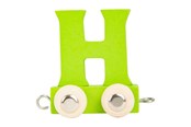 Puulelut - Small Foot - Wooden Letter Train Color - H - 10358