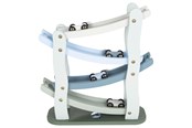 Vauva- ja taaperolelut - Small Foot - Wooden Autobahn Blue with 4 Cars - 11651
