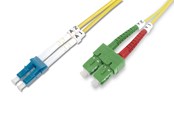 Verkkokaapelit - DIGITUS Fiber Optic Singlemode Patchcable SC to LC - 1m - 1m - DK-292SCA3LC-01