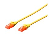 Verkkokaapelit - DIGITUS Professional patch cable - 25 cm - yellow - Keltainen - 0.25m - DK-1617-0025/Y