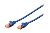 Verkkokaapelit - DIGITUS Professional patch cable - 10 m - blue - Sininen - 10m - DK-1644-100-B-5